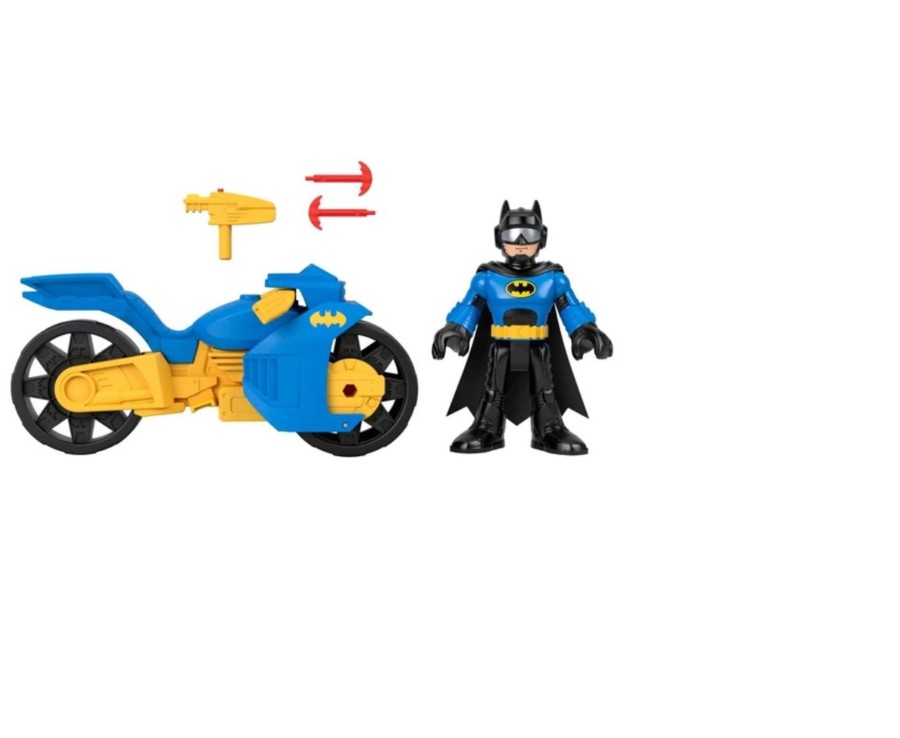 Toys Ken Black Toys | Imaginext Dc Super Friends Batcycle