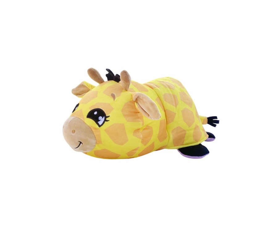 Toys Ken Black Toys | Flip A Zoo Mushmillows 15In - Giraffe/Elephant