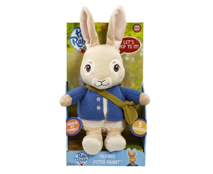 Toys Ken Black Toys | Talking Peter Rabbit Soft Toy