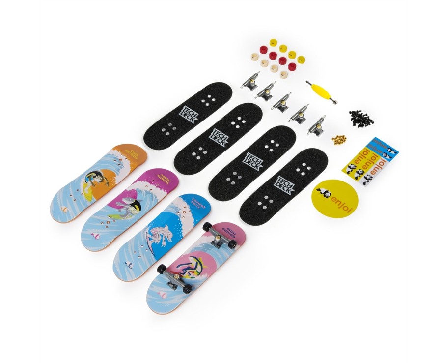 Toys Ken Black Toys | Tech Deck, Ultra Dlx Fingerboard 4-Pack