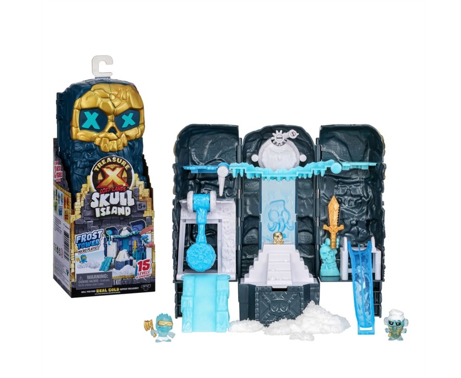 Toys Ken Black Toys | Treasure X Lost Lands Skull Island Frost Tower Micro Playset