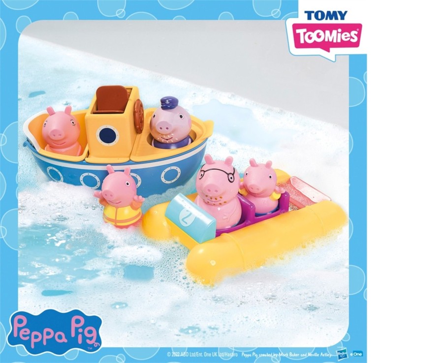 Toys Ken Black Toys | Tomy Toomies Peppa Pig Boat Adventure Set