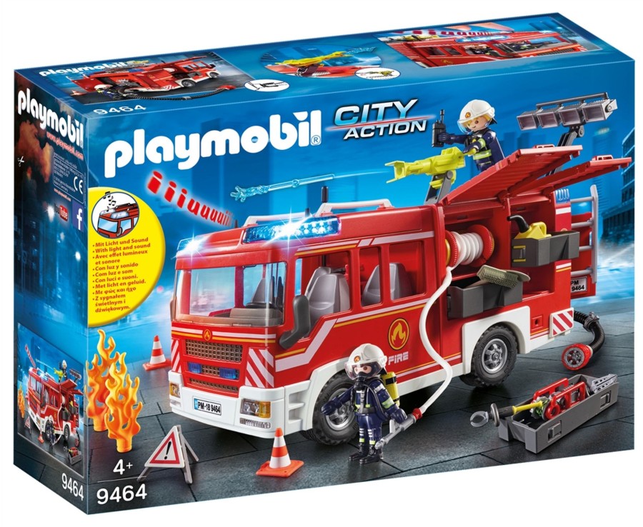 Toys Ken Black Toys | Playmobil 9464 Fire Engine