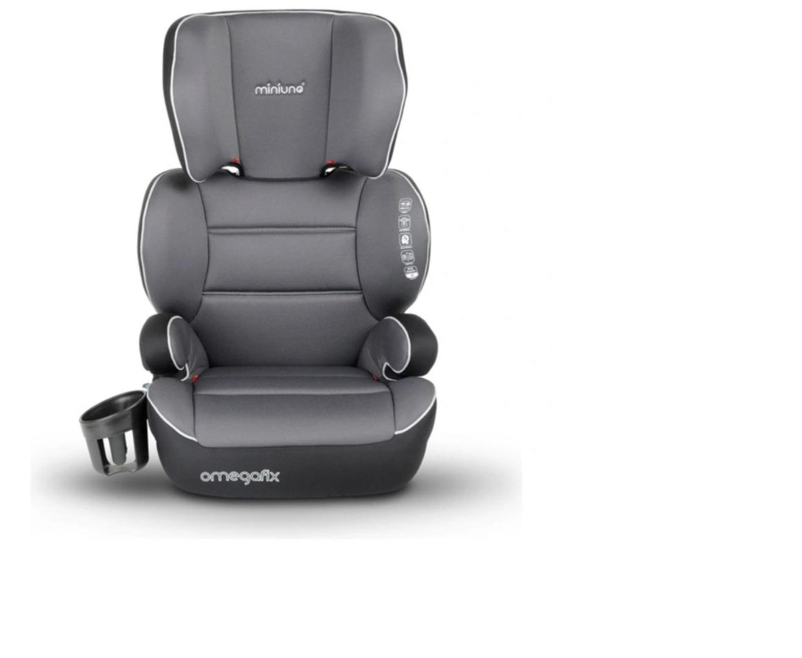 Baby Ken Black Toys | Miniuno Omegafix Group 2-3 Car Seat With Isofix Connectors