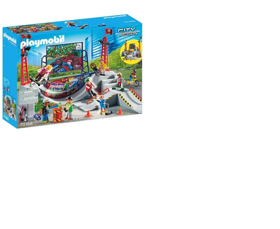 Toys Ken Black Toys | Playmobil 70168 City Action Skate Park