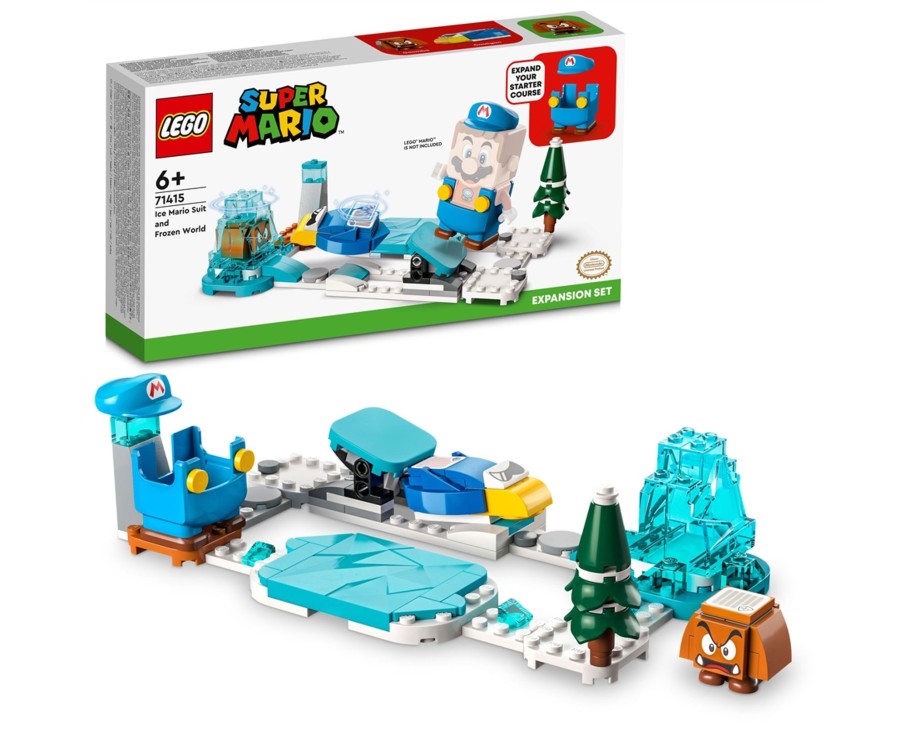 Toys Ken Black Toys | Lego® Super Mario Ice Mario Suit And Frozen World Expansion Set 71415