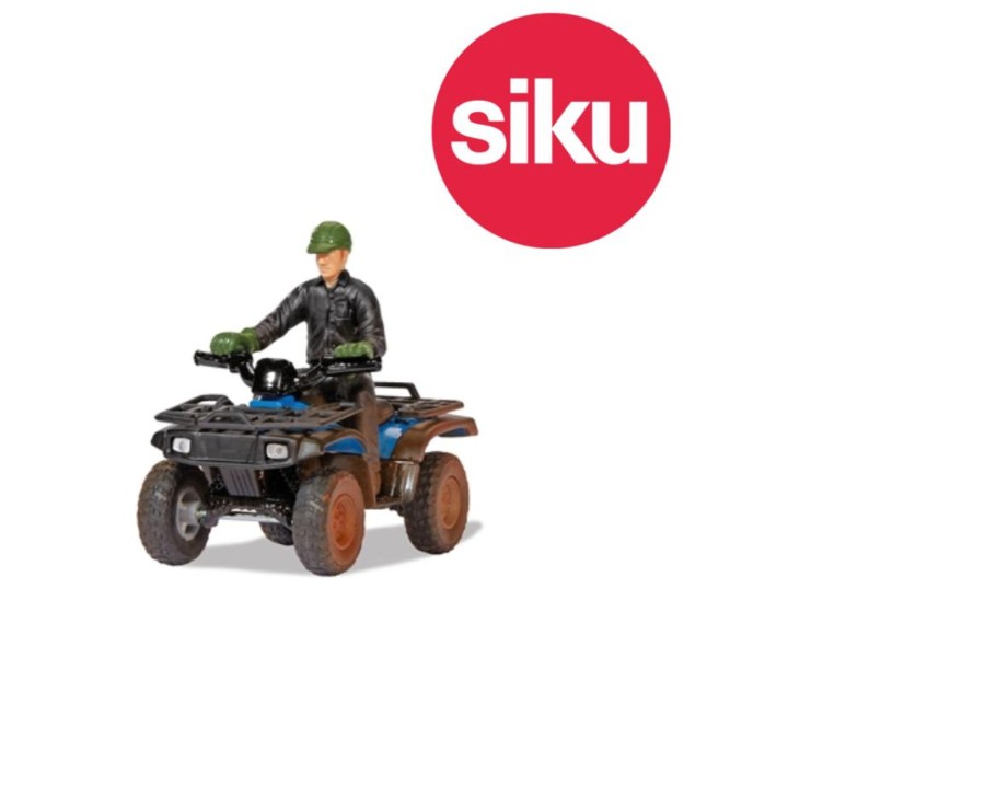 Toys Ken Black Toys | 1:32 Quad Bike With Figure - Farm Version