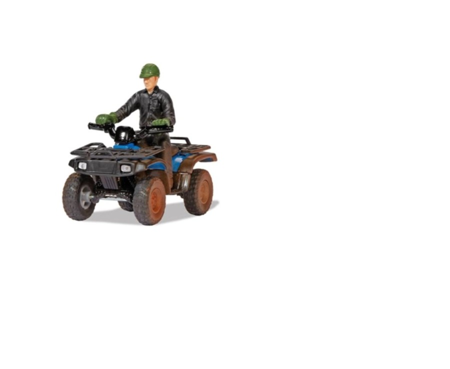 Toys Ken Black Toys | 1:32 Quad Bike With Figure - Farm Version