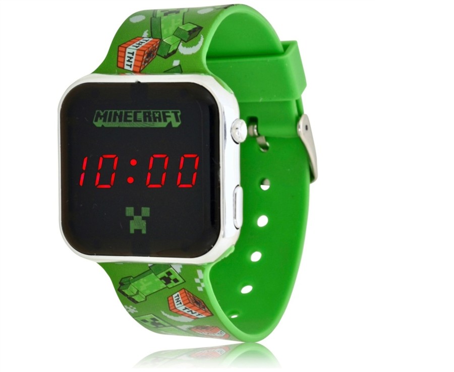 Tech & Gaming Ken Black Toys | Minecraft Kids Led Watch