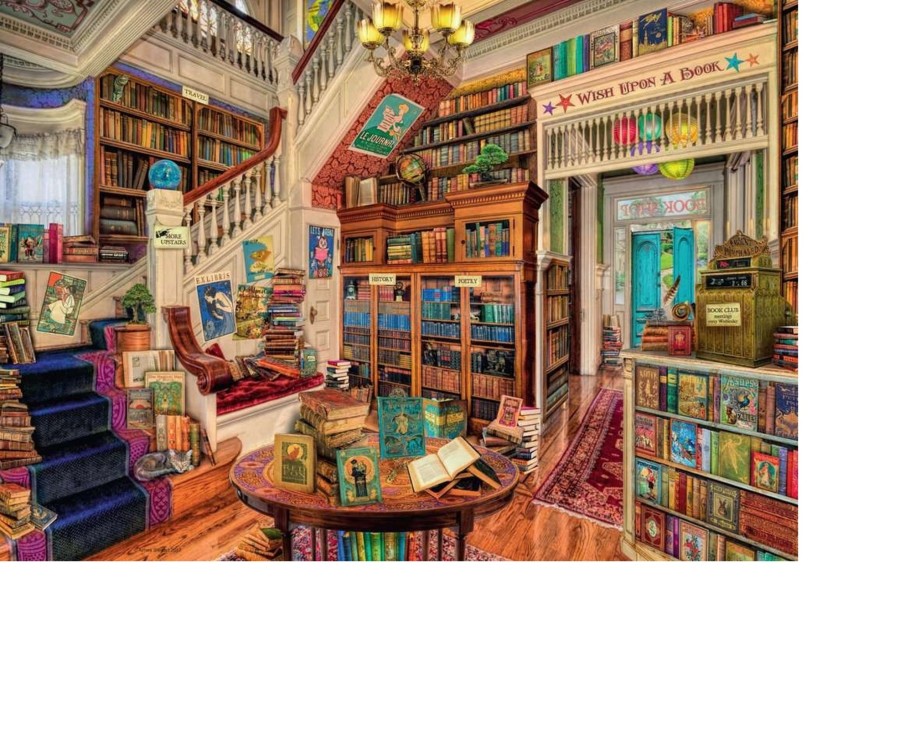 Learning & Education Ken Black Toys | Ravensburger The Fantasy Bookshop, 1000 Piece Jigsaw Puzzle