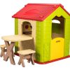 Outdoor Ken Black Toys | Deluxe Playhouse With Table & Chairs