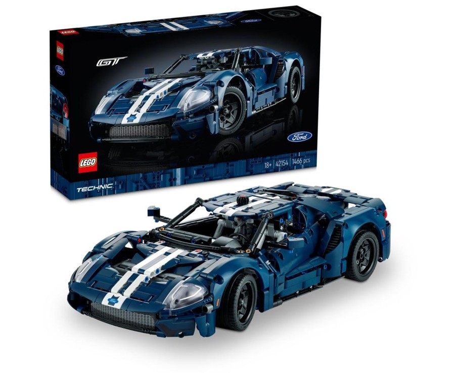 Toys Ken Black Toys | Lego® Technic 2022 Ford Gt 42154 Building Kit For Adults (1,466 Pieces)