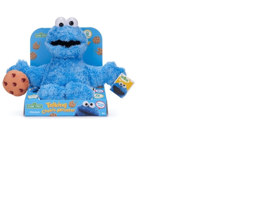 Toys Ken Black Toys | Sesame Street Talking Cookie Monster Plush