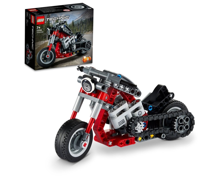 Toys Ken Black Toys | Lego® Technic Motorcycle 42132 Model Building Kit (163 Pieces)