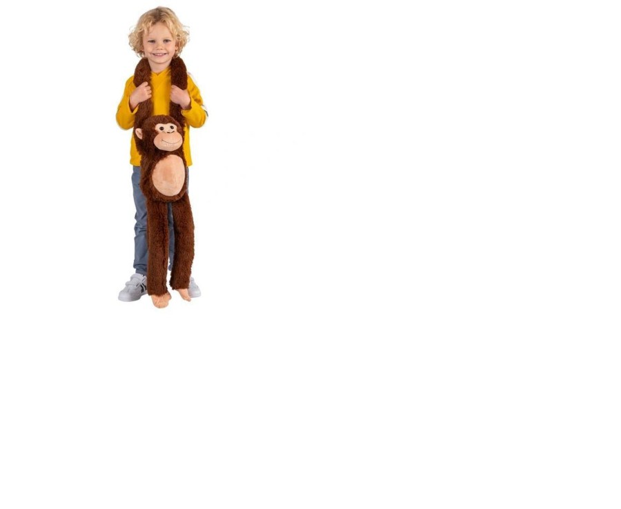 Toys Ken Black Toys | Cheeky Monkey Dark Brown 75Cm Soft Toy