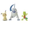 Toys Ken Black Toys | Pokemon Battle Figure 3 Pack 5Cm Treecko, 5Cm Mimikyu & 8Cm Absol