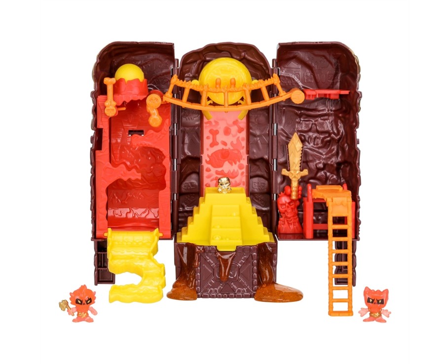 Toys Ken Black Toys | Treasure X Lost Lands Skull Island Lava Tower Micro Playset