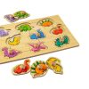 Learning & Education Ken Black Toys | Easy Grab Wooden Puzzle Dinosaur