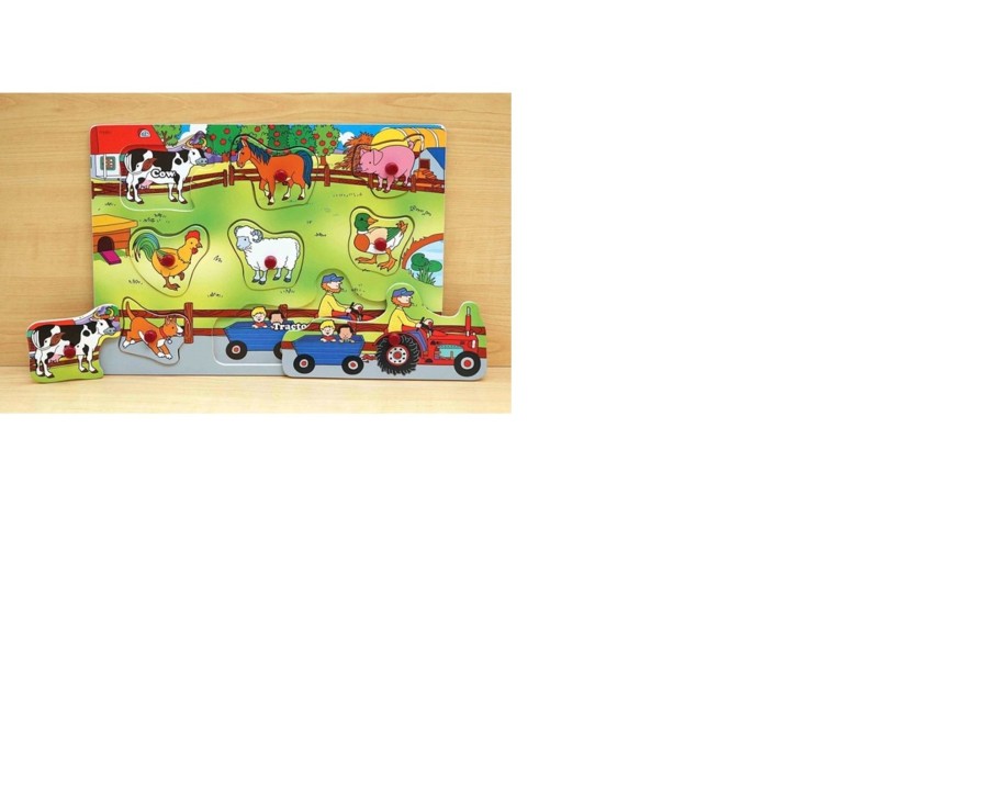 Learning & Education Ken Black Toys | Colourful Wooden Puzzle Farm