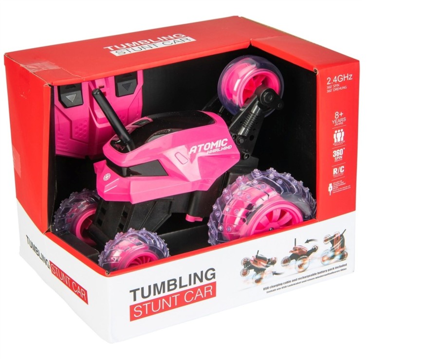 Toys Ken Black Toys | Remote Control Tumbling Stunt Car Pink