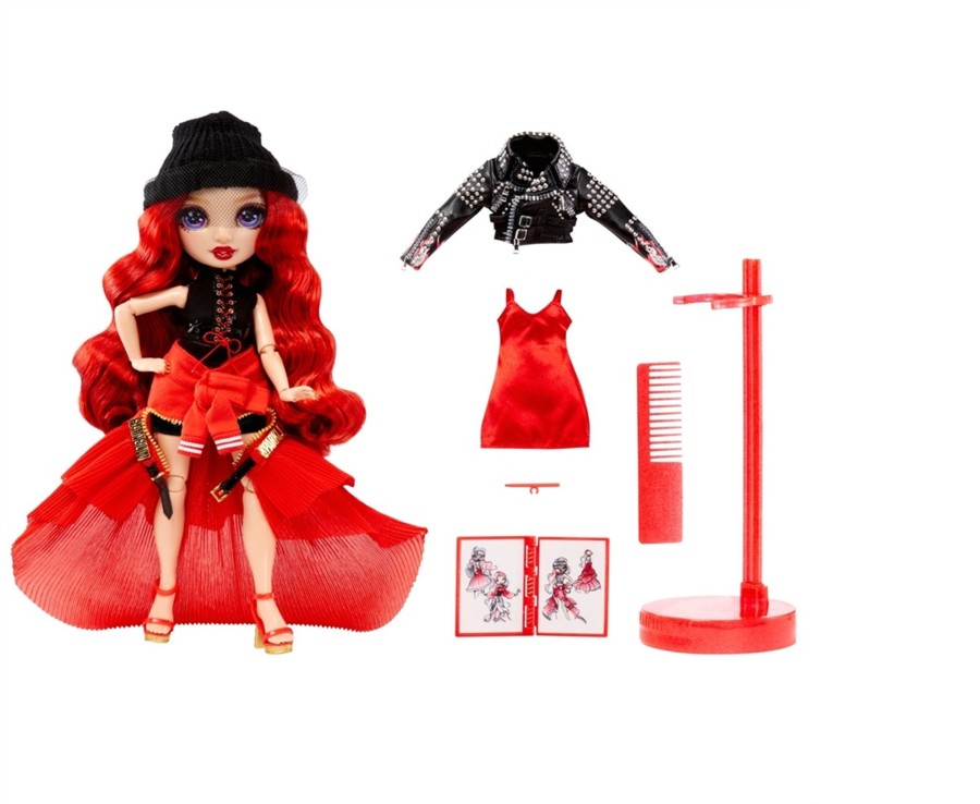 Toys Ken Black Toys | Rainbow High Fantastic Ruby Anderson Red Doll Fashion Playset