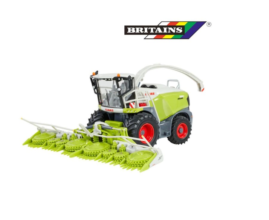 Toys Ken Black Toys | Britains - 1:32 Claas Jaguar 980 With Orbis 900