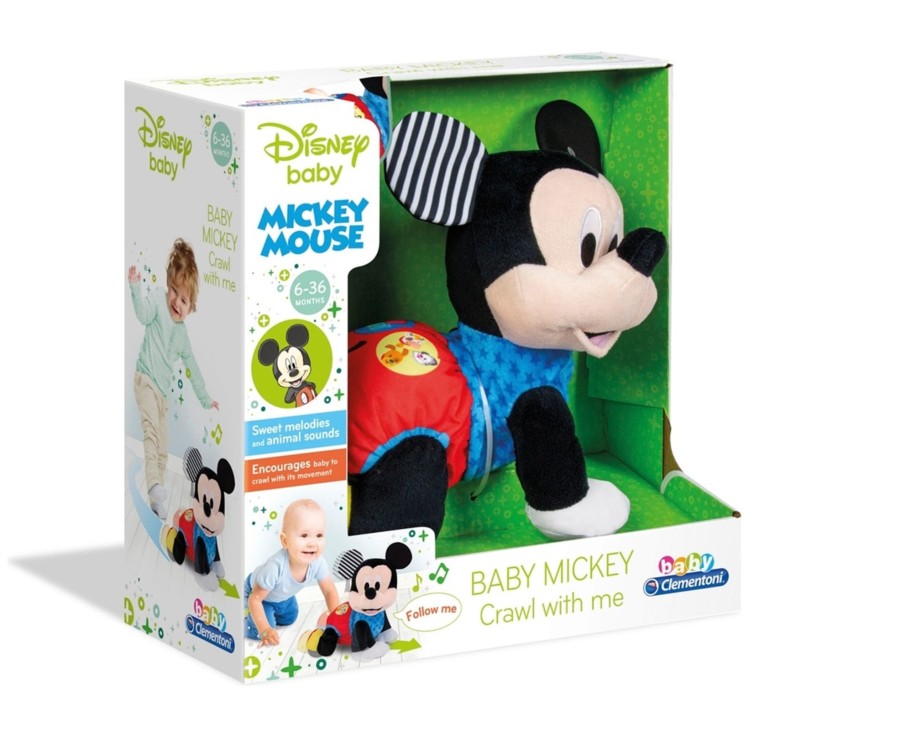 Baby Ken Black Toys | Clementoni Baby Disney Baby Mickey Mouse Crawl With Me