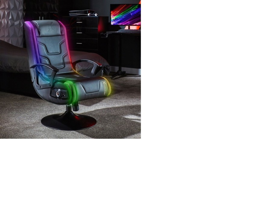 Tech & Gaming Ken Black Toys | X Rocker Veleno Rgb 2.1 Audio Gaming Chair