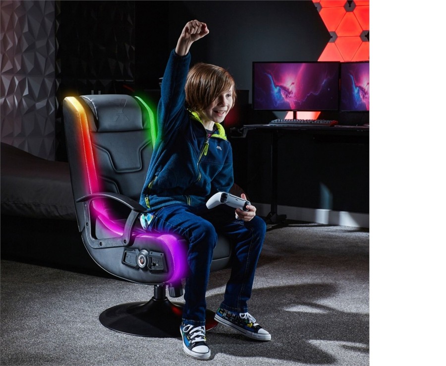 Tech & Gaming Ken Black Toys | X Rocker Veleno Rgb 2.1 Audio Gaming Chair