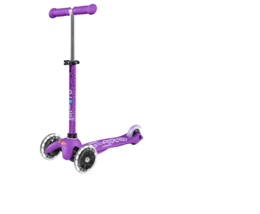 Outdoor Ken Black Toys | Mini Micro Deluxe Led Scooter Purple