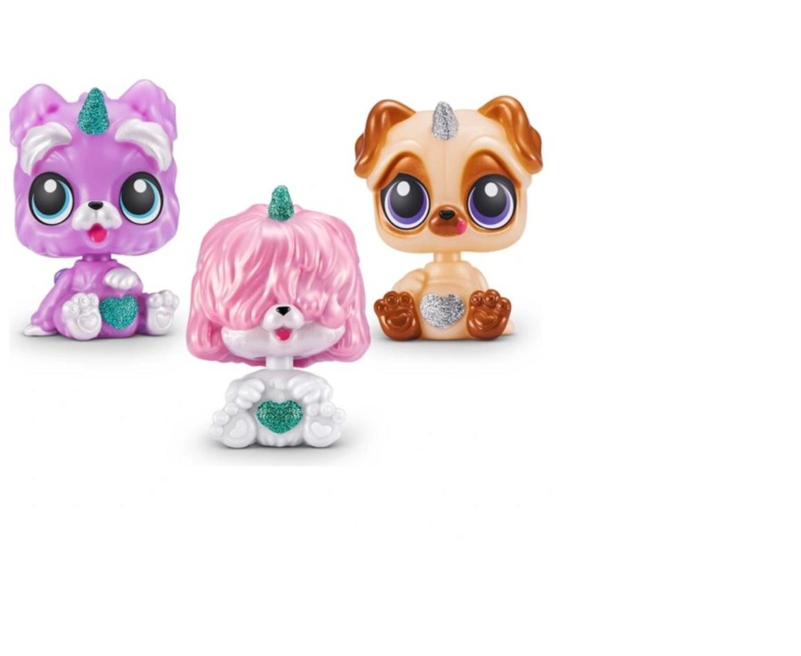 Toys Ken Black Toys | Rainbocorns Pocket Puppycorn 3 Pack By Zuru