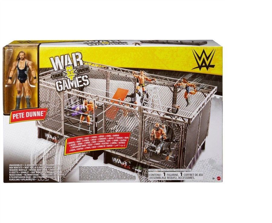 Toys Ken Black Toys | Wwe Wrekkin Nxt War Games W/Fig Bundle