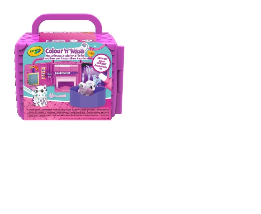 Learning & Education Ken Black Toys | Crayola Washimals Pet Salon Playset