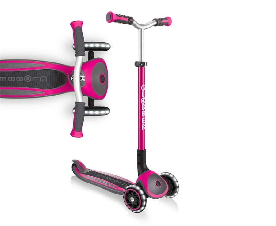 Outdoor Ken Black Toys | Globber Master Lights Foldable Scooter Pink