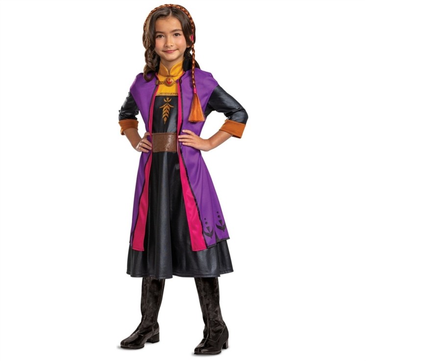 Learning & Education Ken Black Toys | Disney Frozen Anna Boxed Dress Up Costume And Hair Piece