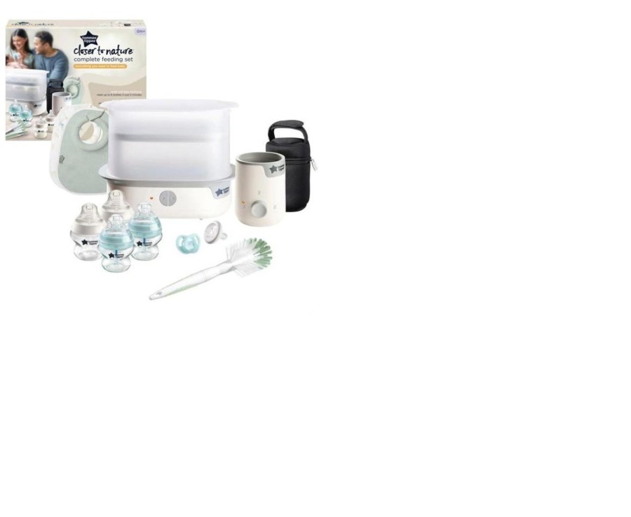 Baby Ken Black Toys | Tommee Tippee Closer To Nature Complete Feeding Set - White