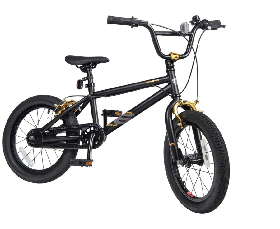 Outdoor Ken Black Toys | 16 Inch Mini Freestyle Bike