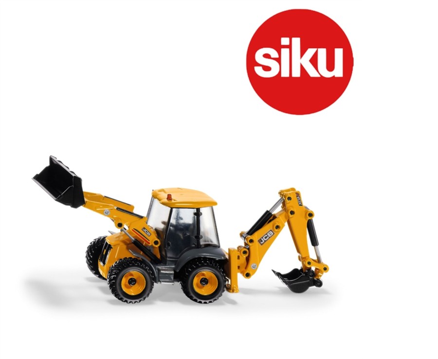 Toys Ken Black Toys | Siku 1:50 Jcb 4Cx Backhoe Loader 3558