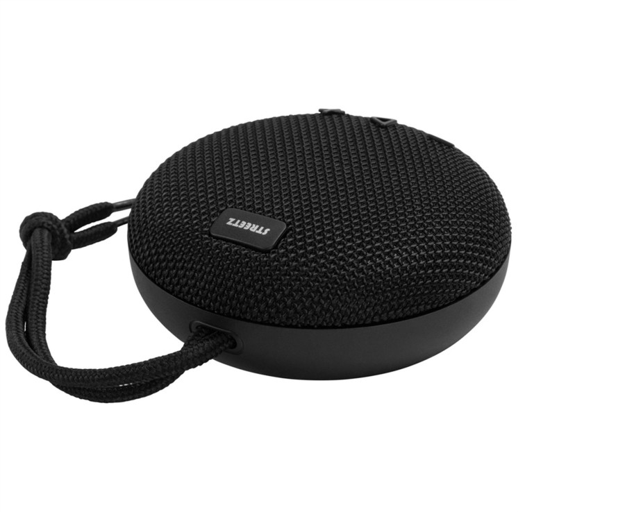 Tech & Gaming Ken Black Toys | Streetz Waterproof Bluetooth Speaker Black