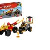 Toys Ken Black Toys | Lego® Ninjago® Kai And Ras'S Car And Bike Battle 71789 Building Toy Set (103 Pieces)