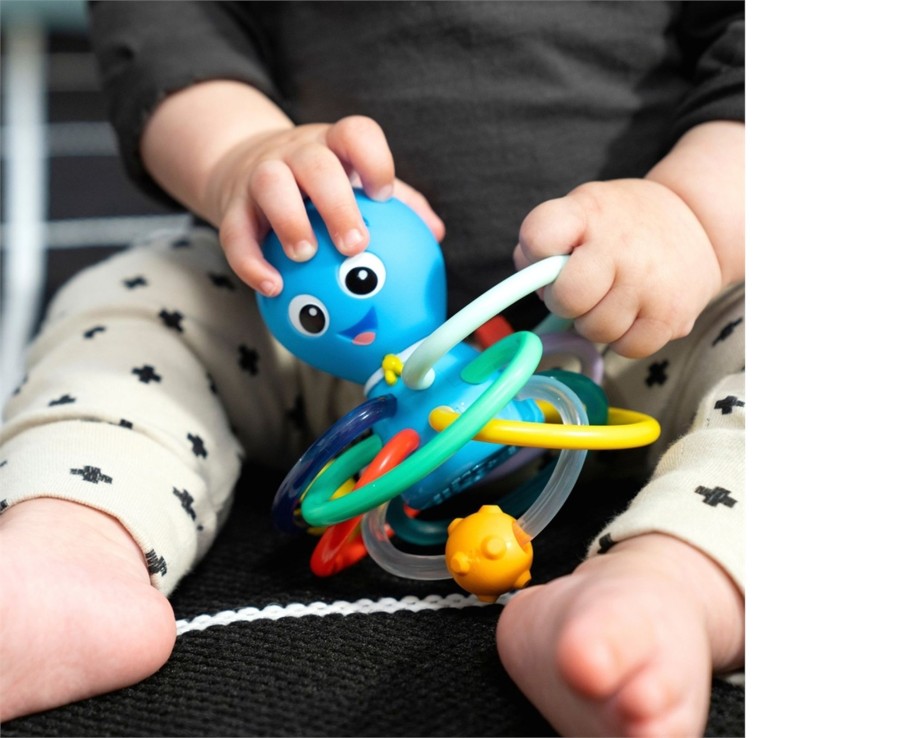 Baby Ken Black Toys | Baby Einstein Opus'S Shake & Soothe Teether And Rattle Toy