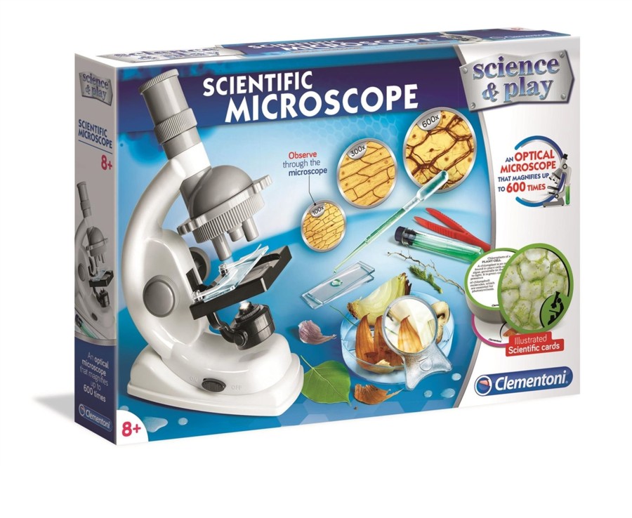 Learning & Education Ken Black Toys | Clementoni Science &Play Microscope