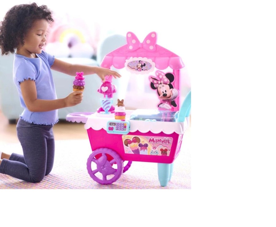 Toys Ken Black Toys | Disney Junior Minnie Mouse Sweets & Treats Ice Cream Cart