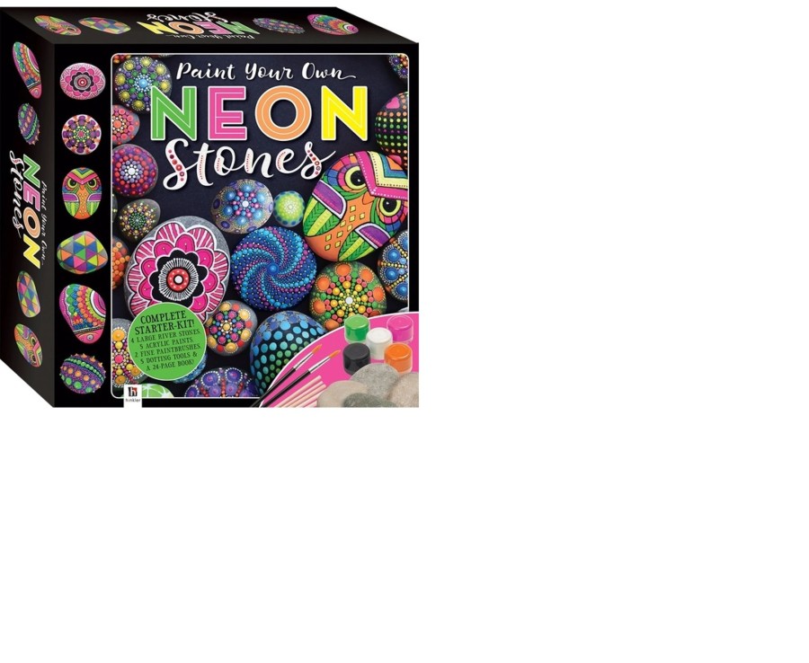 Learning & Education Ken Black Toys | Paint Your Own Neon Stones