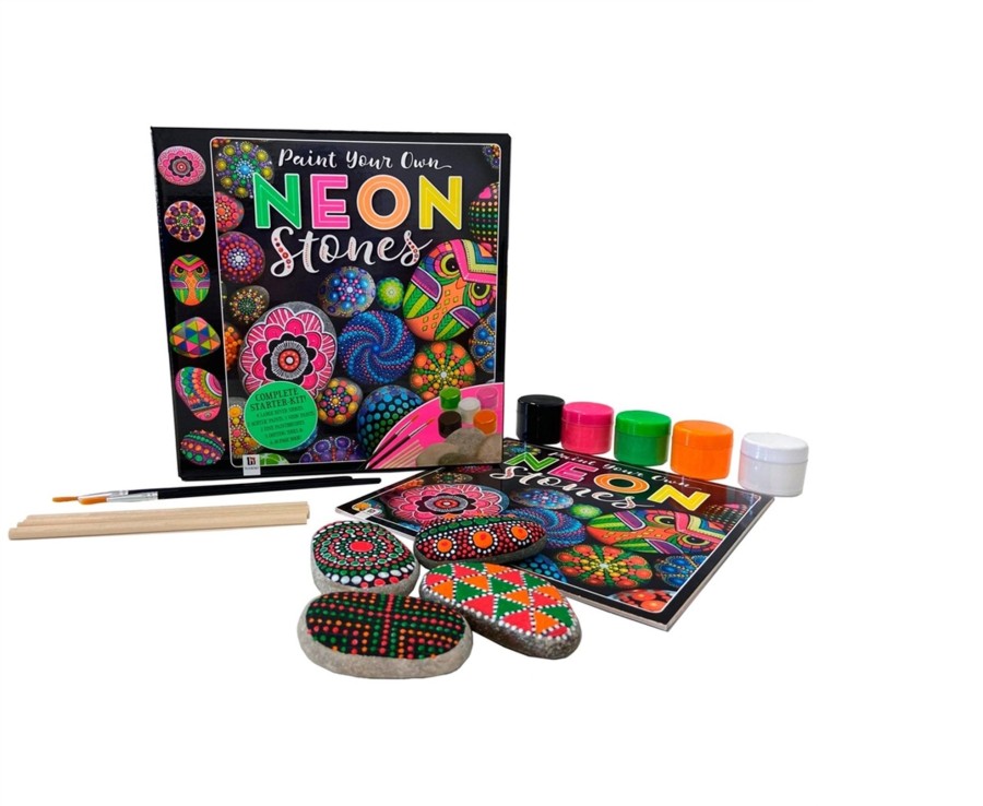 Learning & Education Ken Black Toys | Paint Your Own Neon Stones