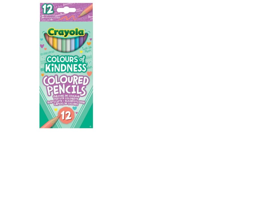 Learning & Education Ken Black Toys | 12 Colours Of Kindness Pencils