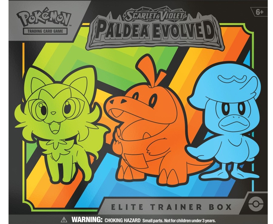 Toys Ken Black Toys | Pokemon Tcg: Scarlet & Violet 2 Paldea Evolved Elite Trainer Box