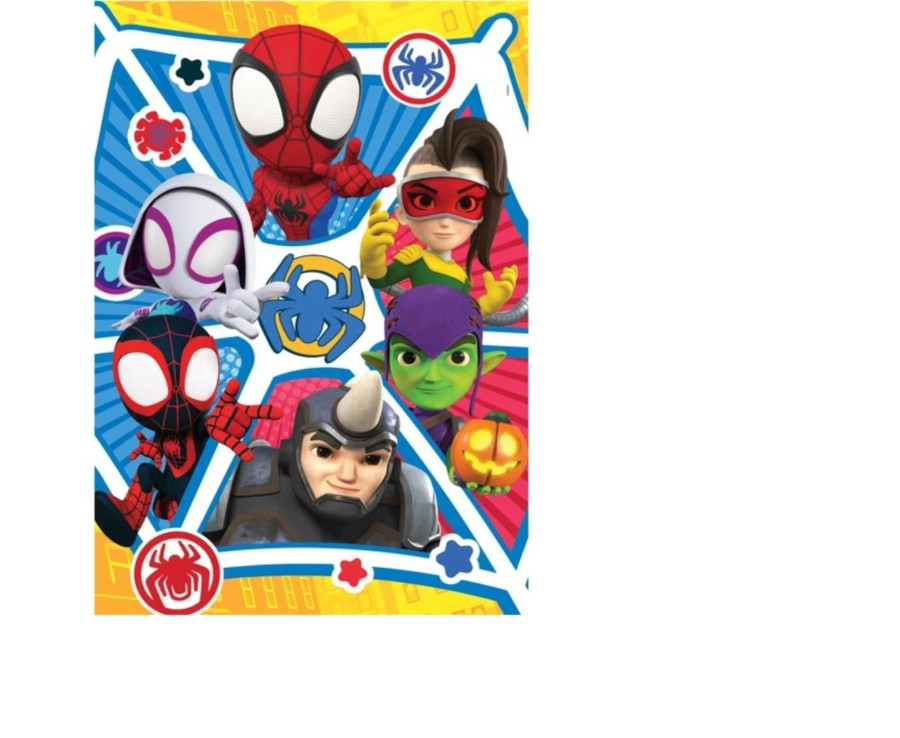 Learning & Education Ken Black Toys | Clementoni Marvel Spidey And His Amazing Friends 3 X 48 Piece Jigsaw Puzzle