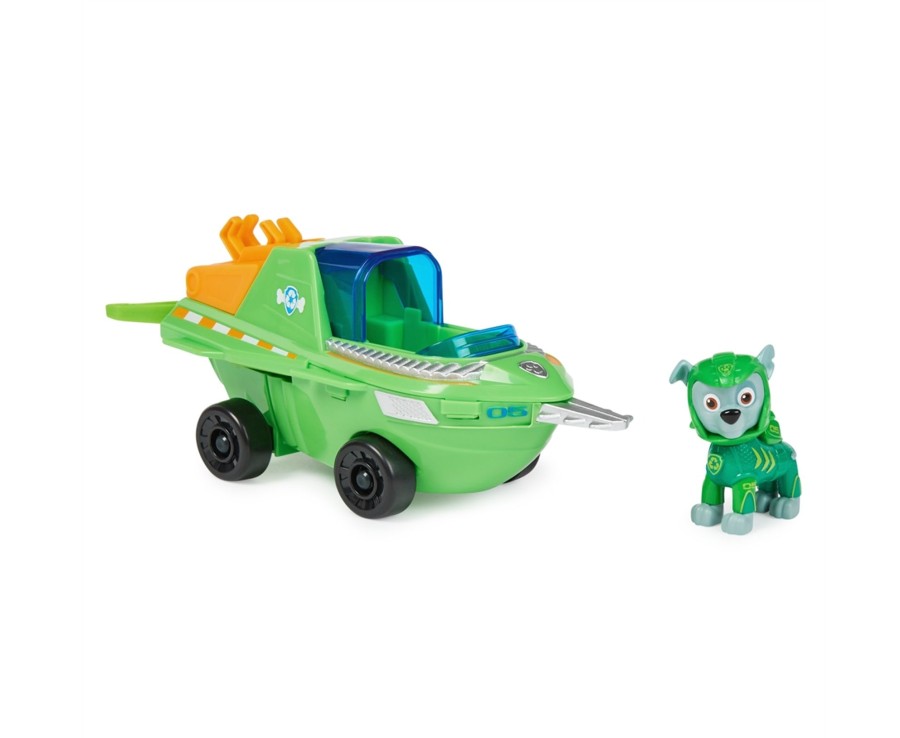 Toys Ken Black Toys | Paw Patrol Aqua Pups - Rocky'S Sawfish Vehicle