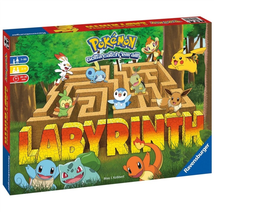 Learning & Education Ken Black Toys | Ravensburger Pokemon Labyrinth - The Moving Maze Game